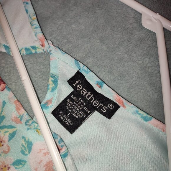 Size L Feathers Dress Flowy Summer Office School Midi Short No Waist Embroidery - Picture 4 of 10